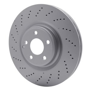 Mercedes-Benz CLS400 Brake Rotor (1) - Front - R1 Concepts - GEOSPEC Coated Rotor - Drilled - `15-`17